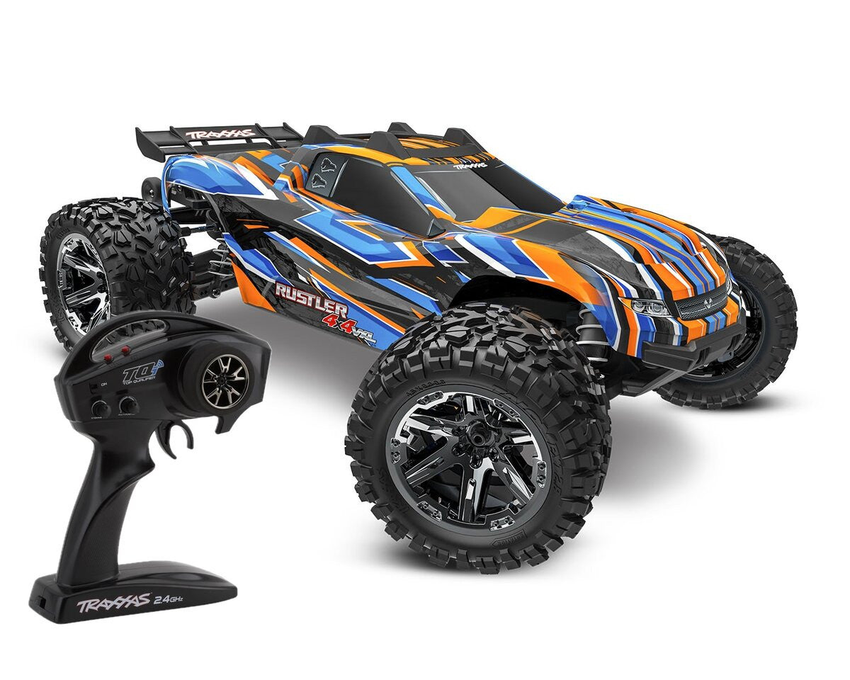 Traxxas Rustler 4x4 HD VXL Brushless 1/10 RTR - 67376-4 orange