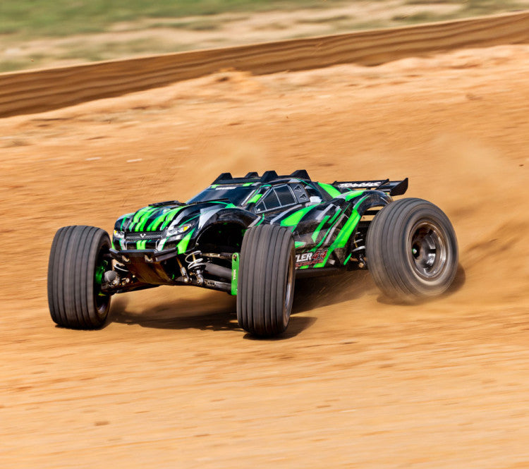 Traxxas Rustler 4x4 Ultimate VXL vert 1/10 RTR - 67097-4