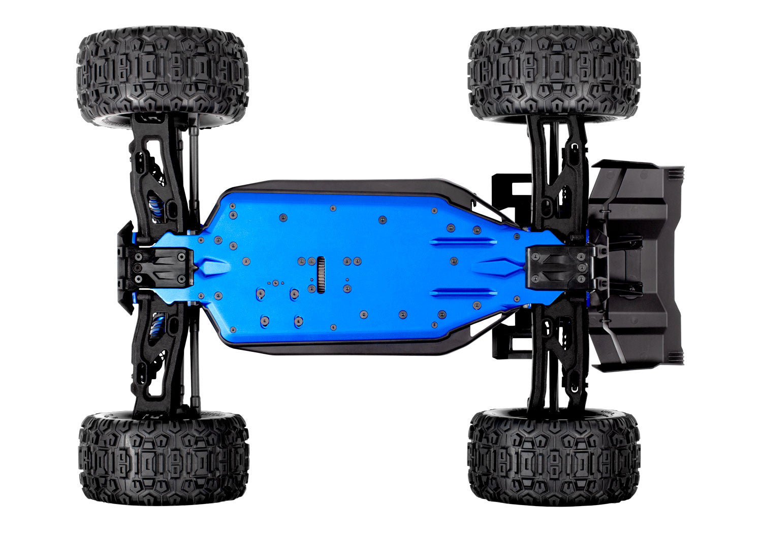 Traxxas Sledge 1/8 Brushless belted bleu VXL 6S TQi ID RTR - 95096-4 - Breizh Modélisme.