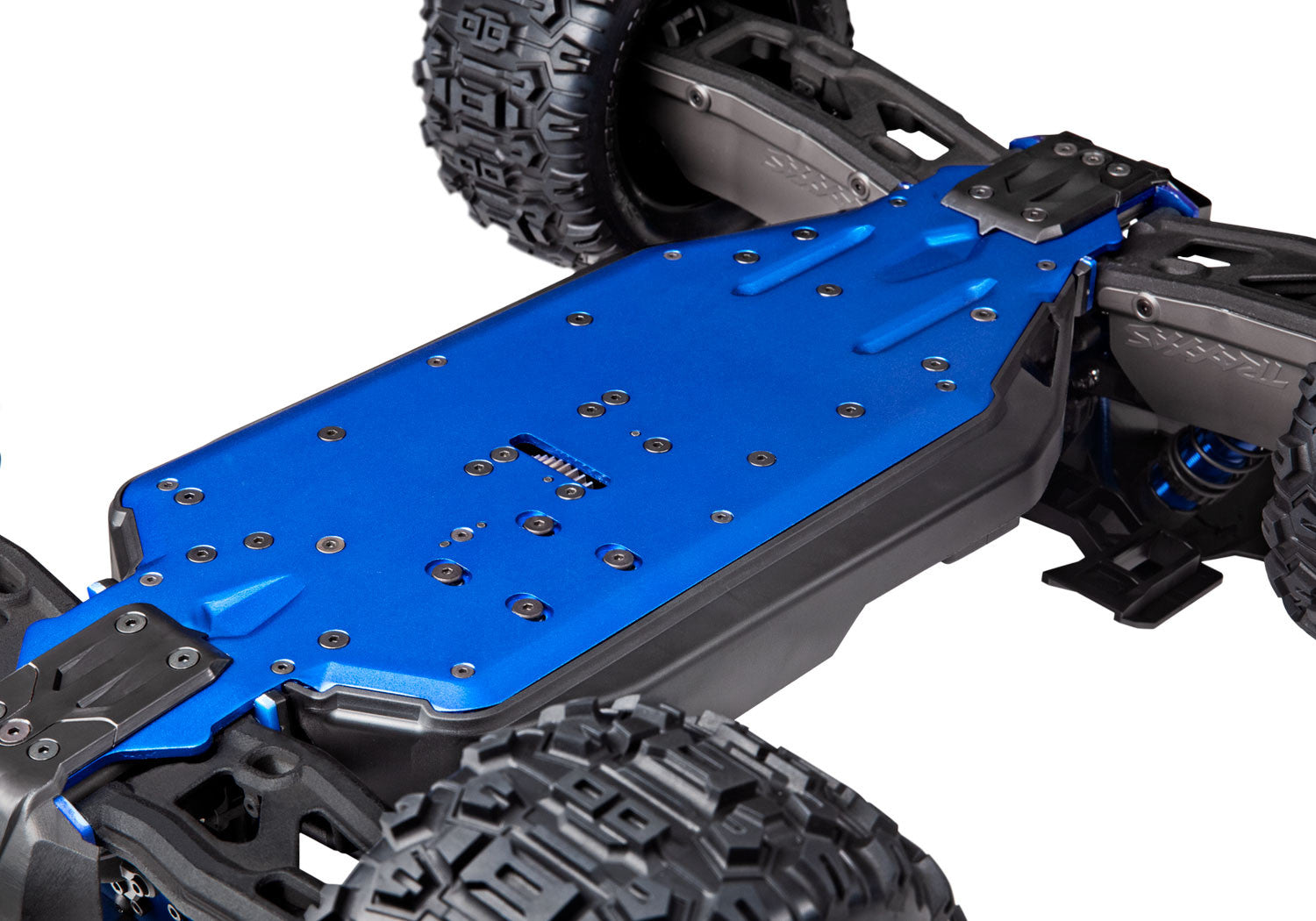 Traxxas Sledge 1/8 Brushless belted bleu VXL 6S TQi ID RTR - 95096-4 - Breizh Modélisme.