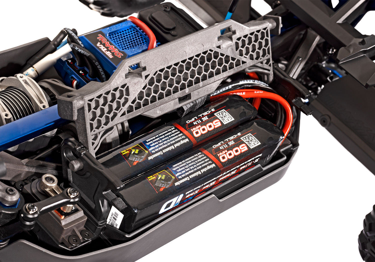 Traxxas Sledge 1/8 Brushless belted bleu VXL 6S TQi ID RTR - 95096-4 - Breizh Modélisme.
