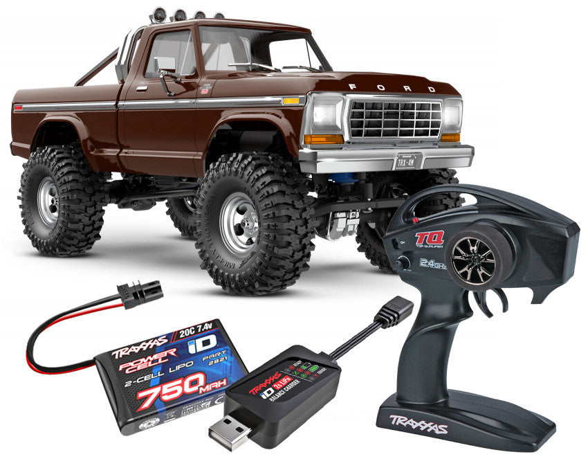 Traxxas TRX-4M F150 High Trail mini crawler 1/18 RTR - 97044-1 marron