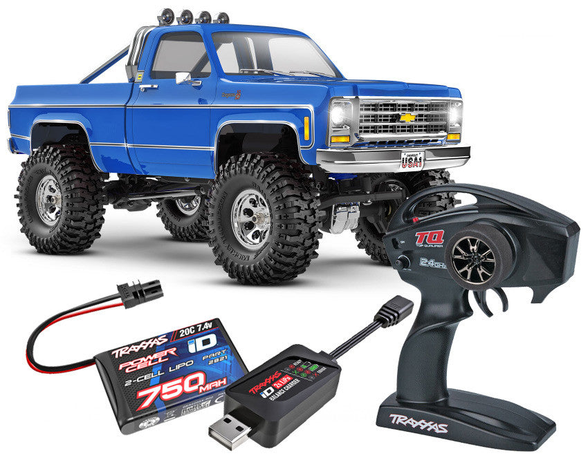 Traxxas TRX-4M K10 mini crawler 1/18 RTR - 97064-1 bleu