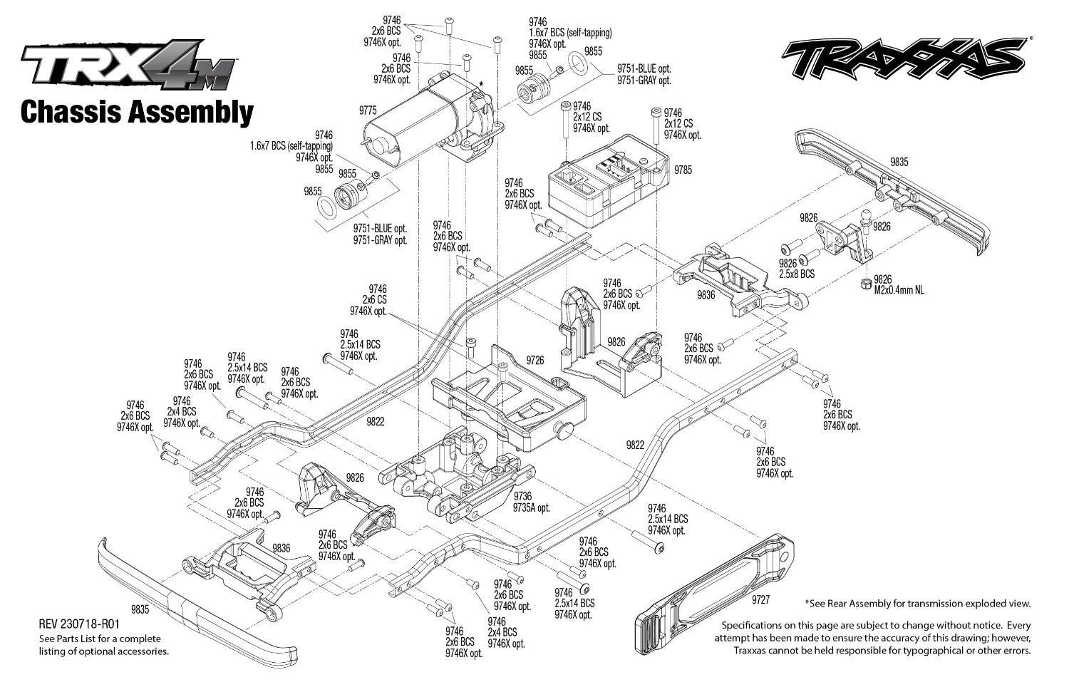 Traxxas TRX-4M K10 mini crawler 1/18 RTR - 97064-1 noir - Breizh Modélisme.