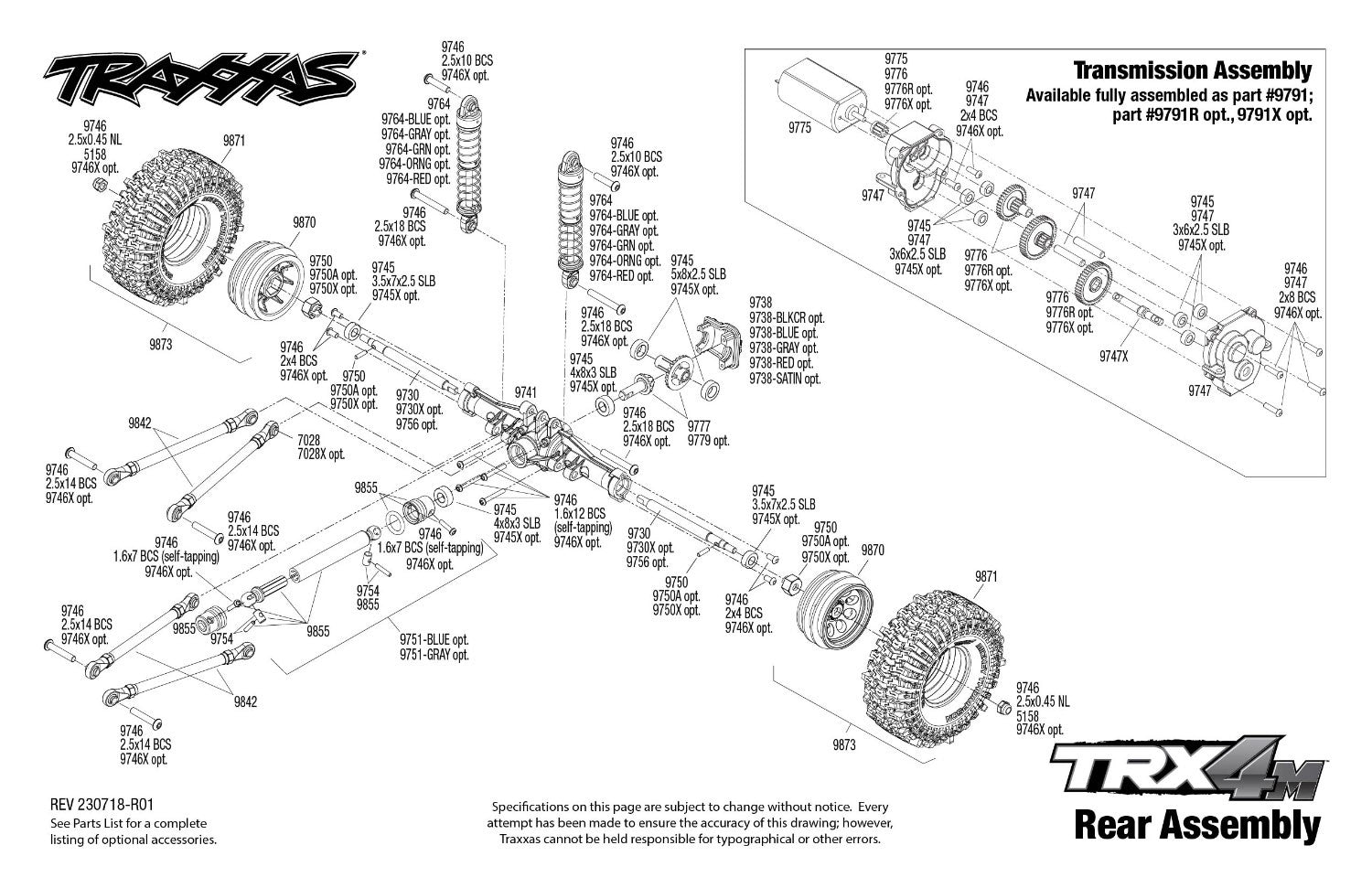 Traxxas TRX-4M K10 mini crawler 1/18 RTR - 97064-1 noir - Breizh Modélisme.