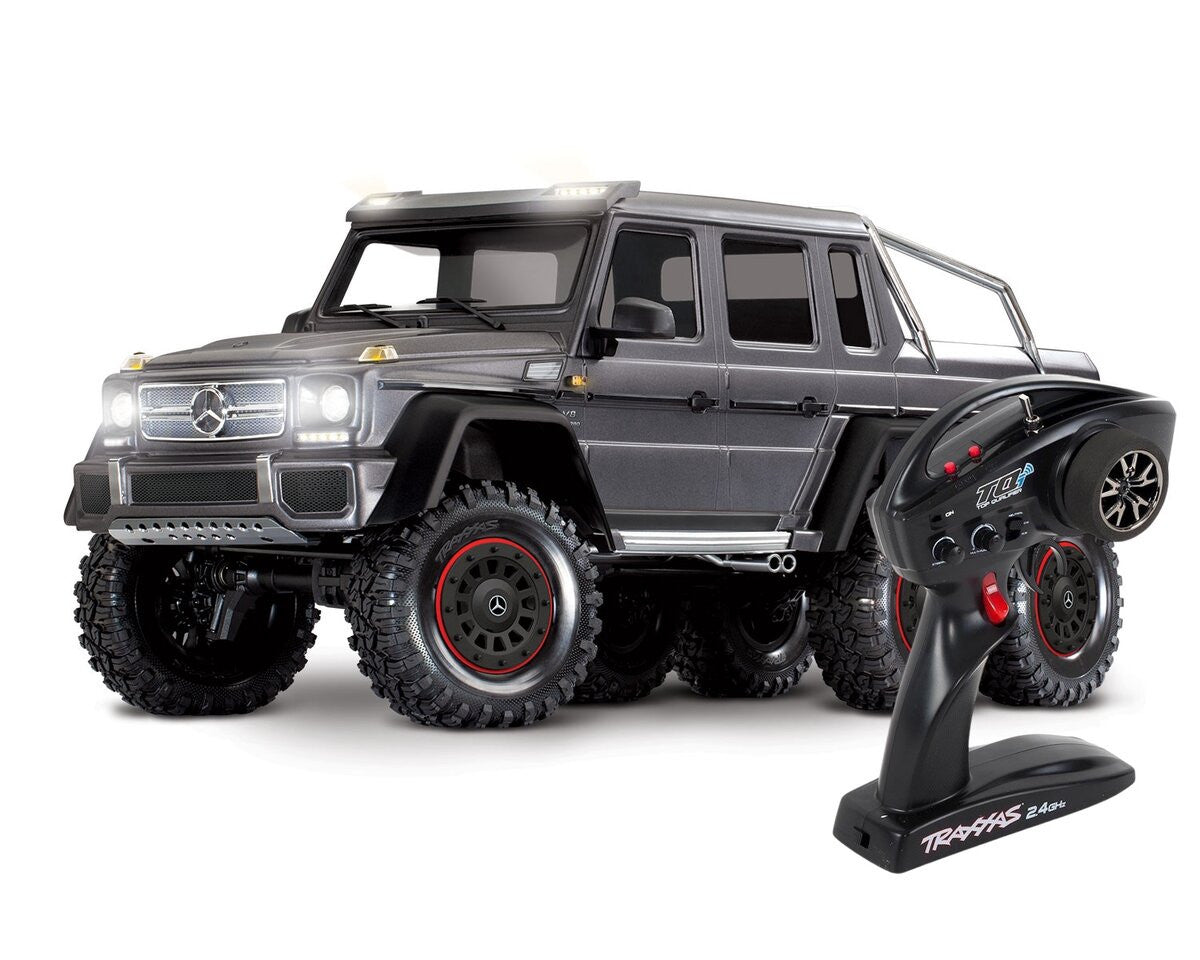 Traxxas TRX-6 Clipless Mercedes Benz classe G63 AMG 6x6 RTR 88296-4 gris - Breizh Modélisme