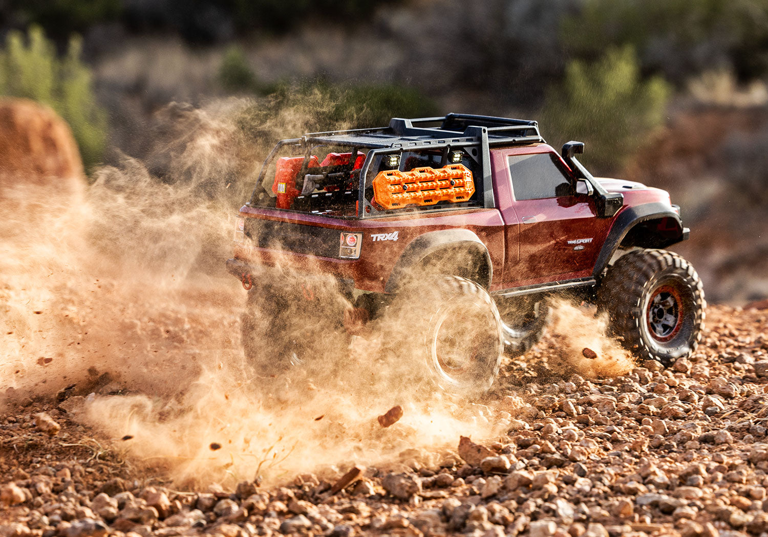 Traxxas TRX4 Sport High Trail Crawler RC RTR 82044-4 rouge - Breizh Modélisme.