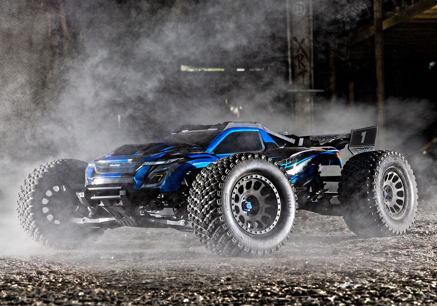 Traxxas XRT VXL-8S RTR 1/7 brushless 78086-4 bleu - Breizh Modélisme.