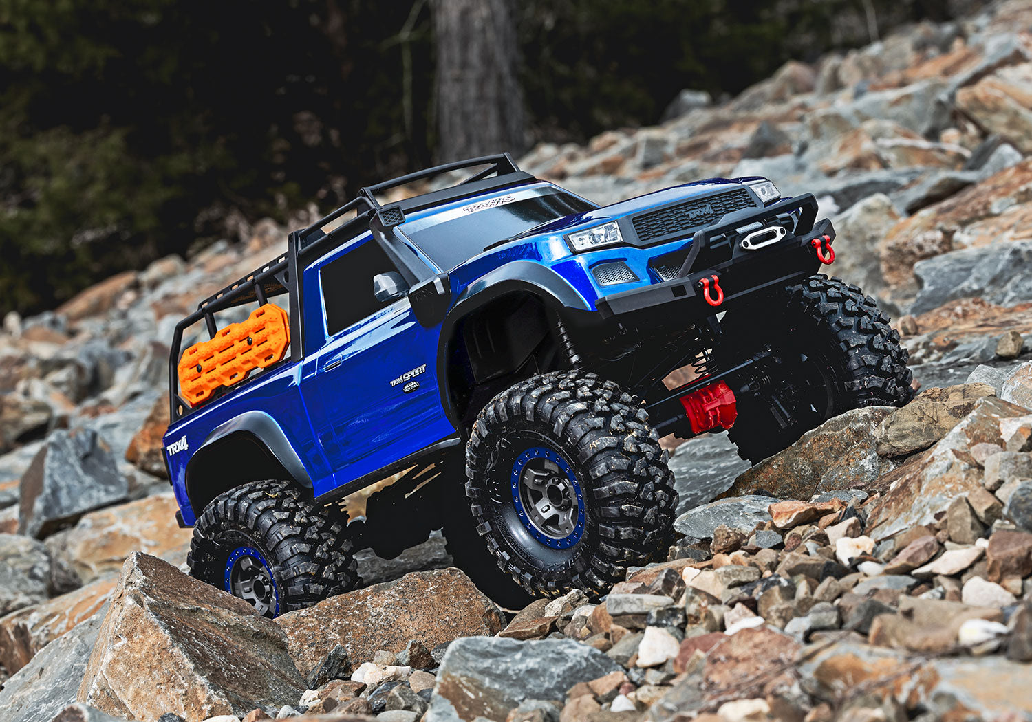 TRX4 Traxxas Sport High Trail  RTR 82044-4 bleu - Breizh Modélisme.
