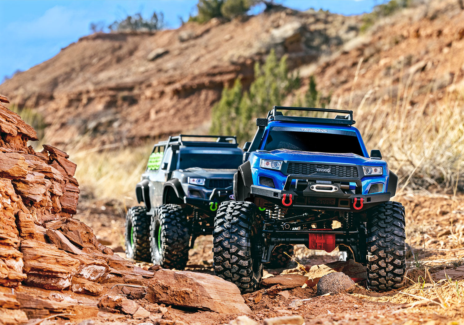 TRX4 Traxxas Sport High Trail  RTR 82044-4 bleu - Breizh Modélisme.