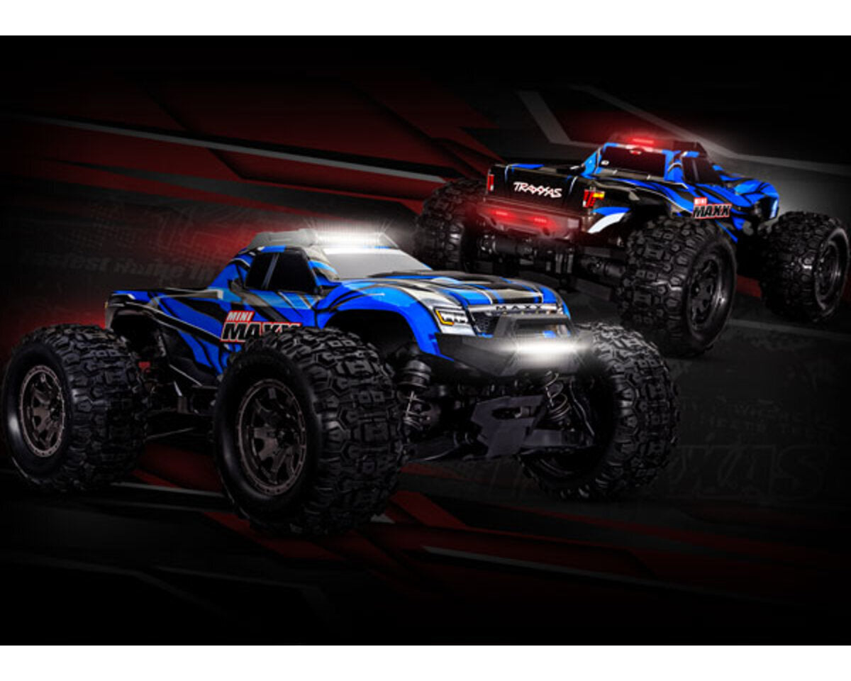 Combo Prémium Traxxas Mini Maxx orange BL-2S - 107154-1