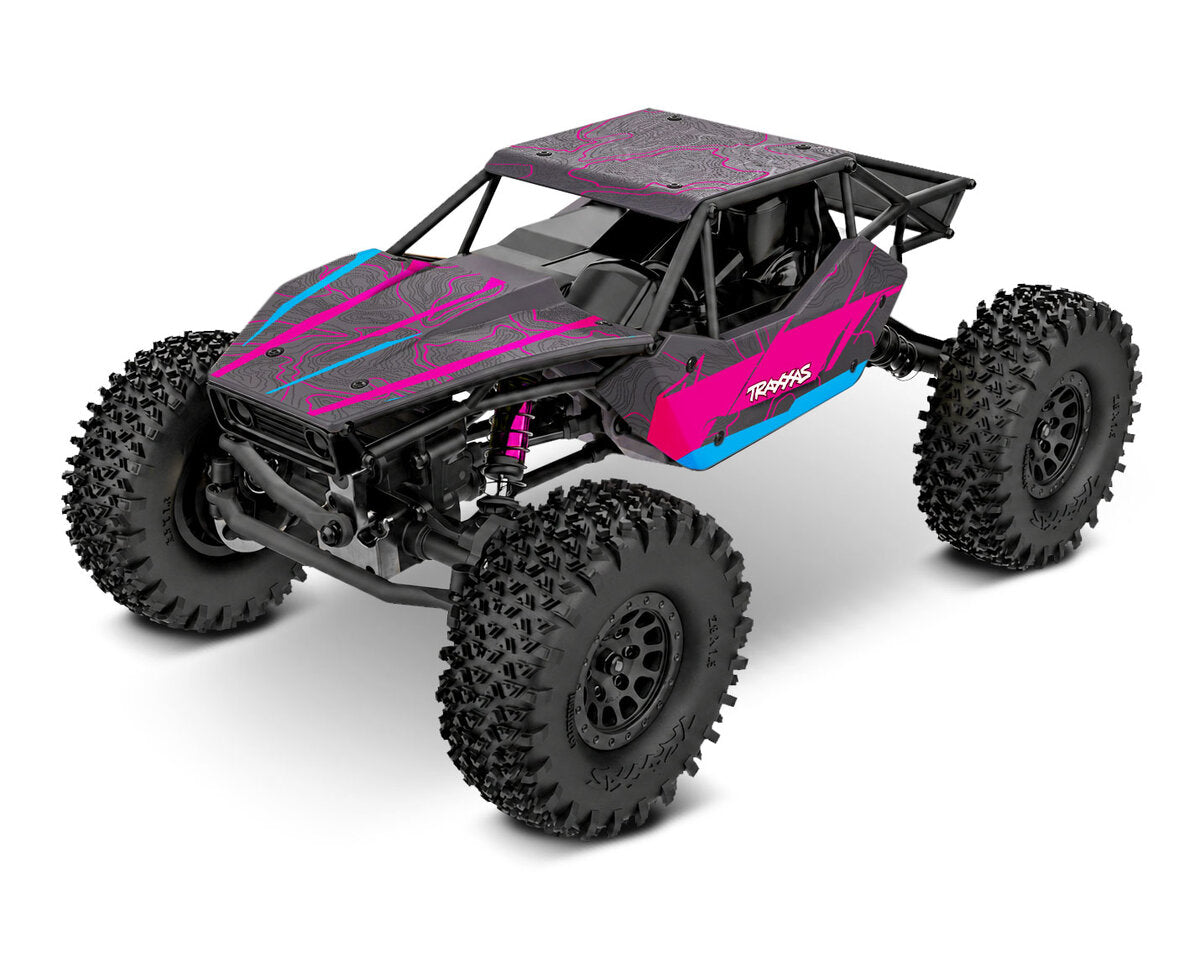 Traxxas TXC-4M Extreme Crawler 1/18 Brushless 3S RTR rose - Breizh Modélisme.