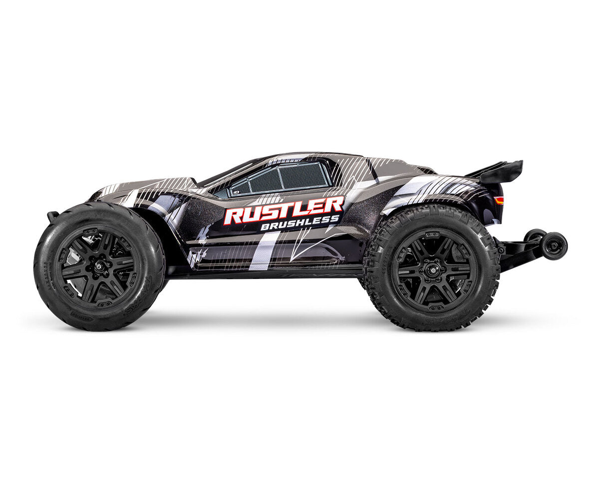 Traxxas Rustler 1:10 2WD RTR Stadium Truck noir - Breizh Modélisme.