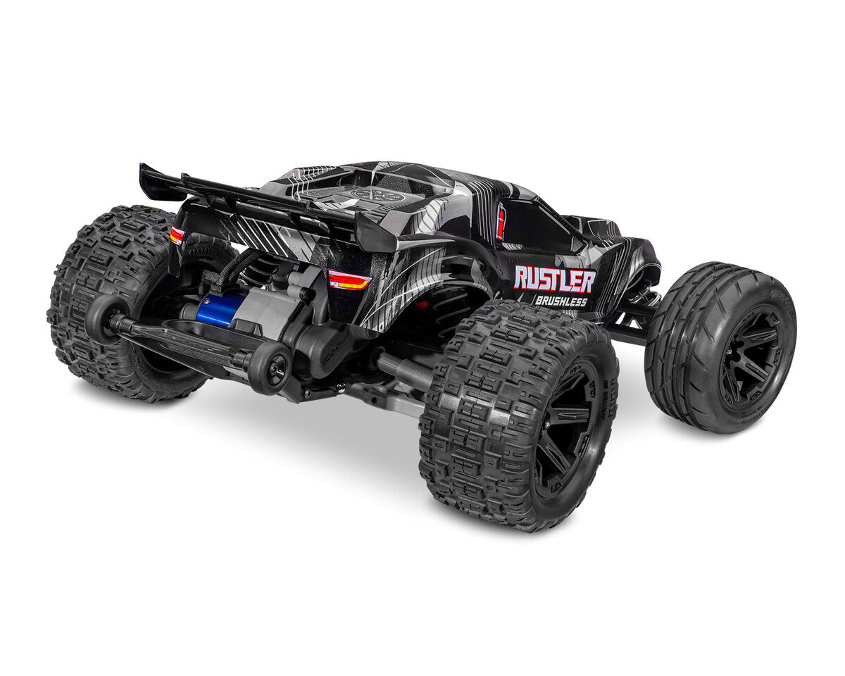 Traxxas Rustler 1:10 2WD RTR Stadium Truck noir - Breizh Modélisme.