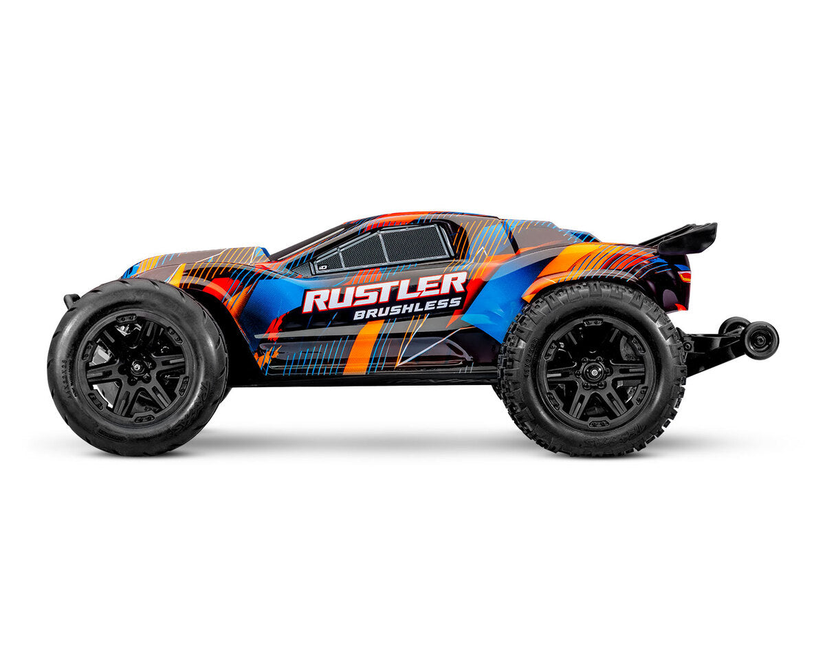 Traxxas Rustler 1:10 2WD RTR Stadium Truck orange - Breizh Modélisme.