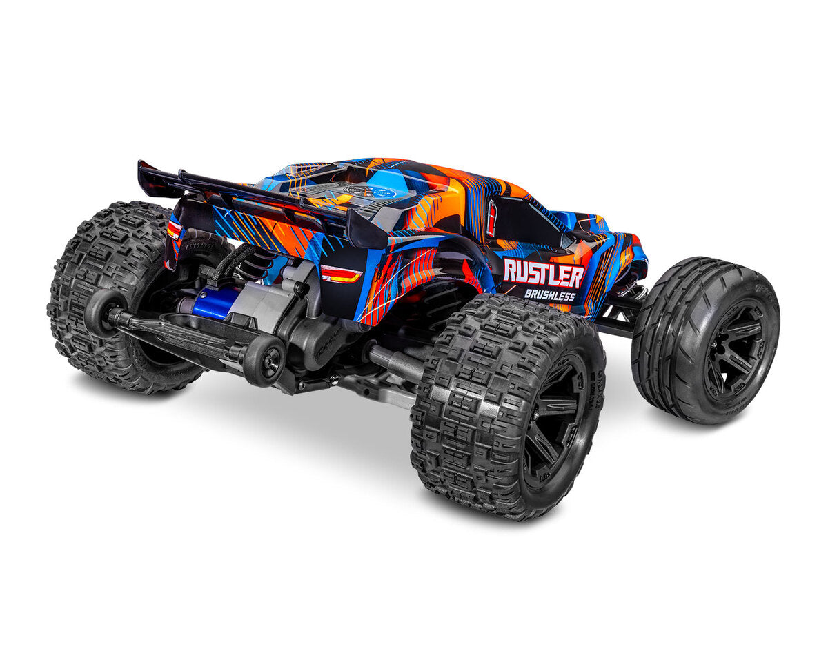 Traxxas Rustler 1:10 2WD RTR Stadium Truck orange - Breizh Modélisme.
