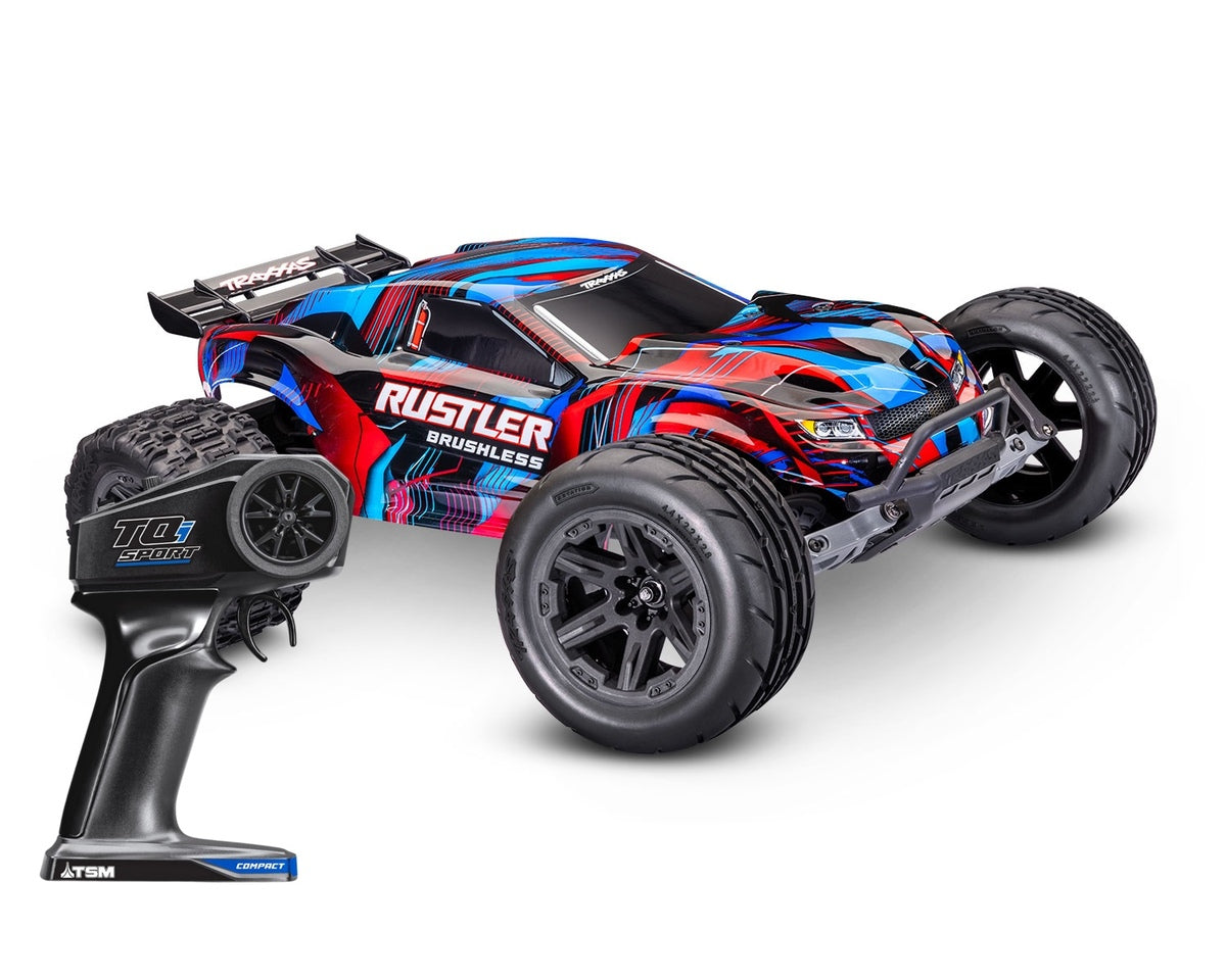 Traxxas Rustler 1:10 2WD RTR Stadium Truck rouge