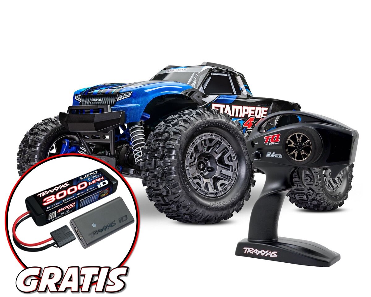 Traxxas Stampede 4x4 BL-2s RTR 67154-4 bleu