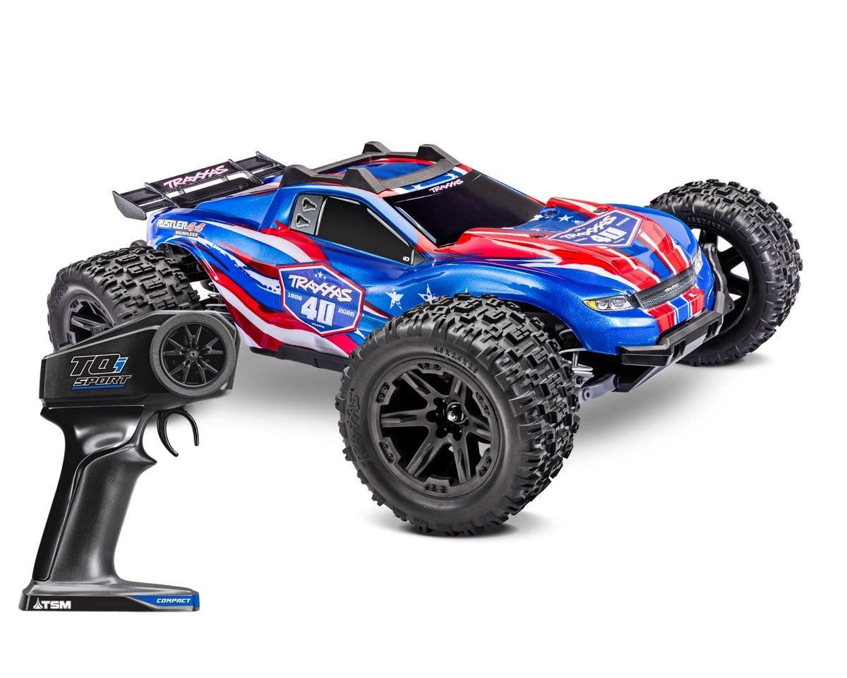 Traxxas Rustler VX3 Brushless HD 1/10 RTR - 67464-4 - 40TH Édition - Breizh Modélisme.