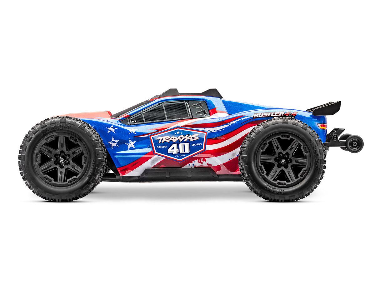 Traxxas Rustler VX3 Brushless HD 1/10 RTR - 67464-4 - 40TH Édition - Breizh Modélisme.