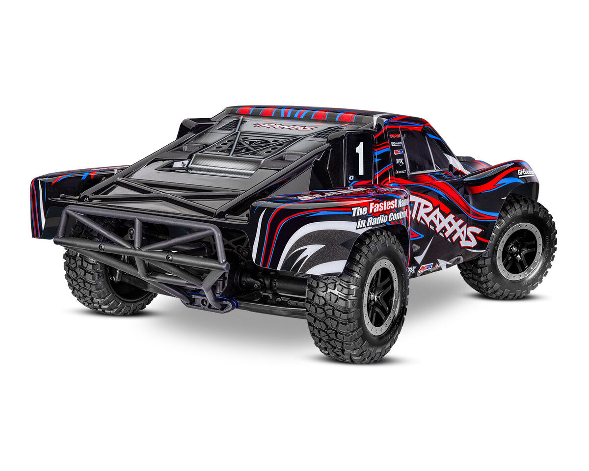 Traxxas Slash 4X4 VXL brushless HD 68386-4 rouge - Breizh Modélisme.