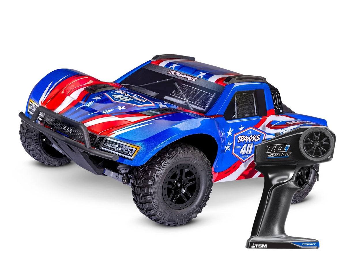 Traxxas Slash 4x4 VX3 Brushless 40TH 68454-4 - Breizh Modélisme.
