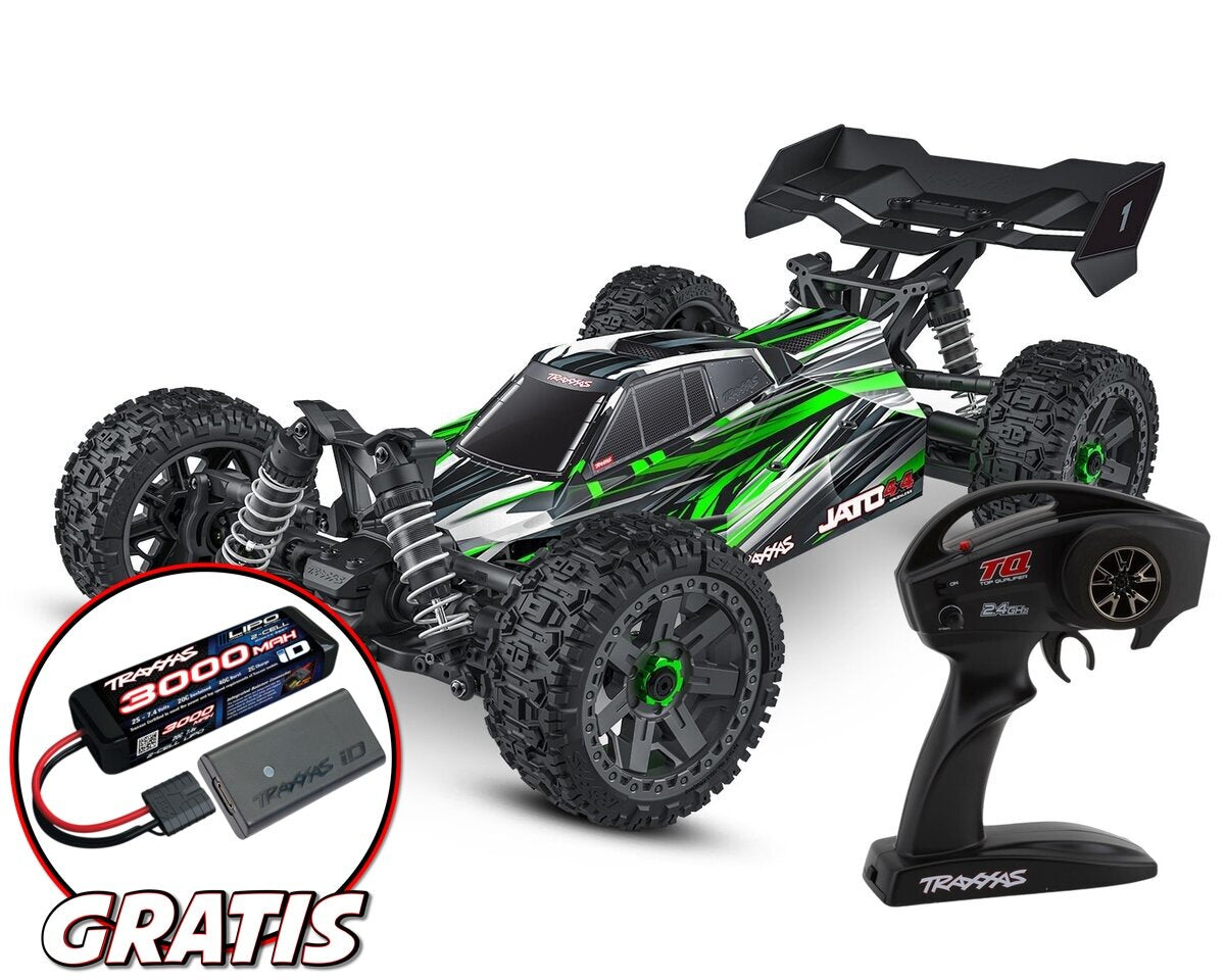 Traxxas Buggy 1/8 Jato 4x4 BL-2S RTR 90154-4 vert