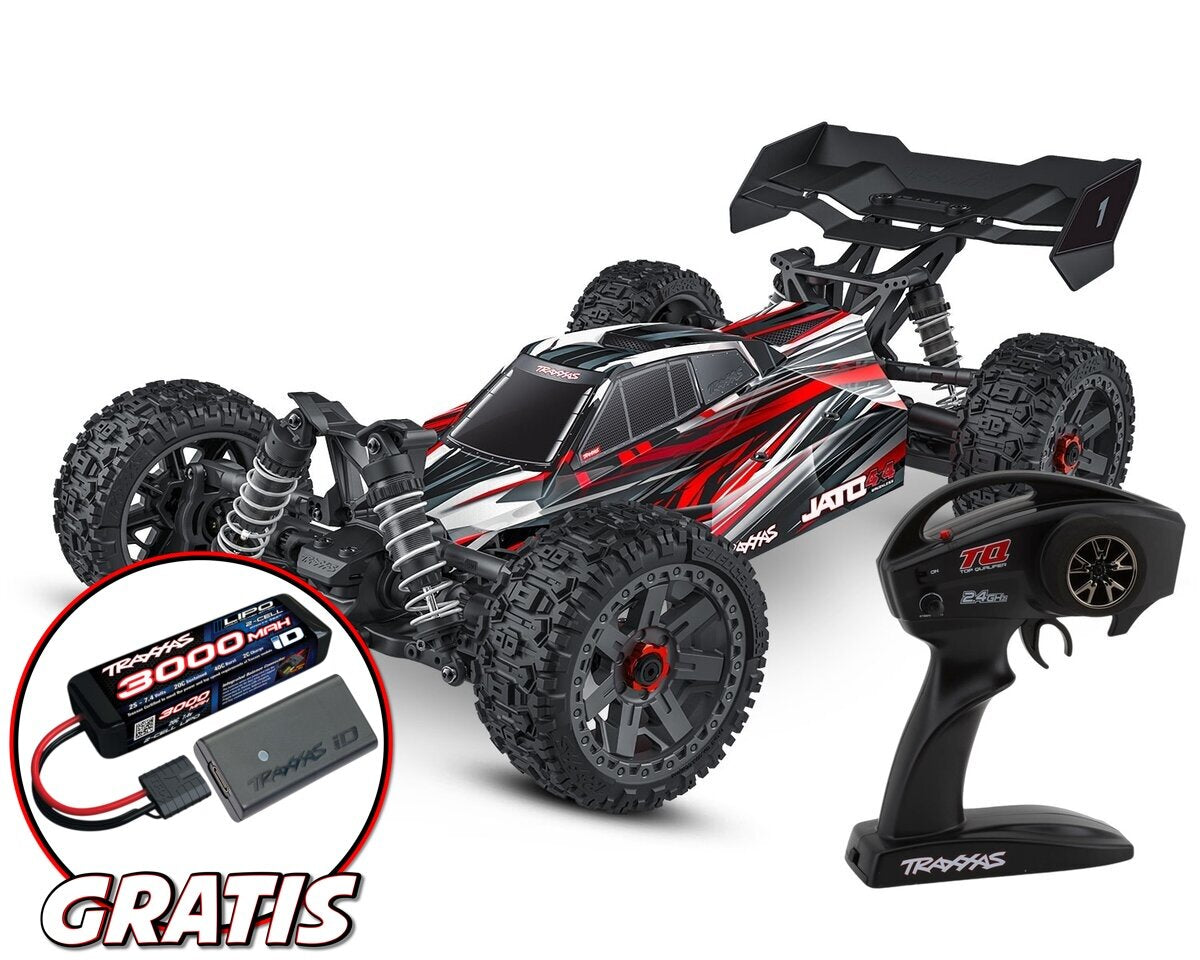 Traxxas Buggy 1/8 Jato 4x4 BL-2S RTR 90154-4 rouge