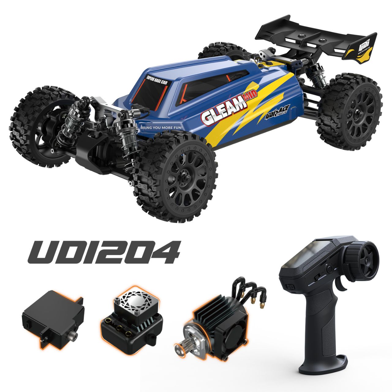 Buggy UDI RC Gleam 1/12 Brushless RTR 4WD UD1204
