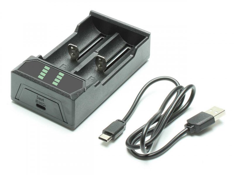 Chargeur USB Li-Ion - 18655