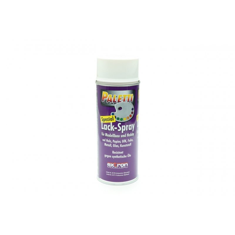 Peinture aérosol vernis transparent brillant 400ml Paletti - RAL0010