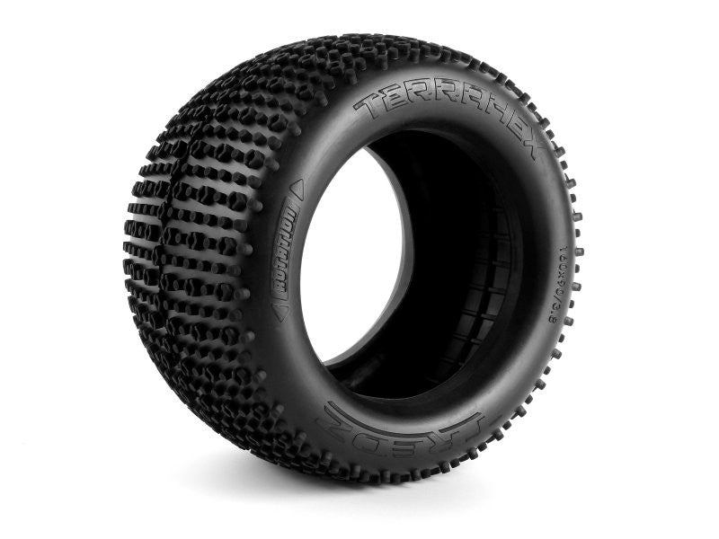 2 Pneus Tredz TerraHex 160x90mm 3.8 HPI Savage 160355 - Breizh Modélisme.