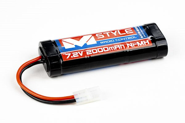 Batterie Ni-Mh Standard 1800mAh 7.2V Prise Tamiya (130x45x23mm) - Breizh Modélisme