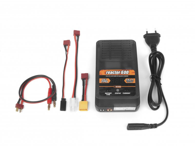 Chargeur rapide Batterie Lipo /Ni-Mh 5A HPI Reactor 600 - Breizh Modélisme.