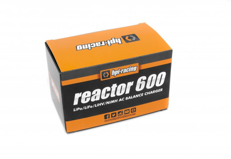 Chargeur rapide Batterie Lipo /Ni-Mh 5A HPI Reactor 600 - Breizh Modélisme