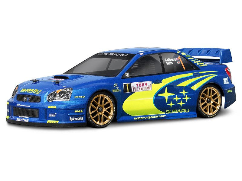 HPI 17505 Carrosserie transparente 200mm Subaru Impreza Wrc 2004 Monte Carlo - Breizh Modélisme.