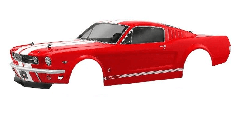 HPI 17519 Carrosserie transparente 200mm 1966 Ford Mustang - Breizh Modélisme.