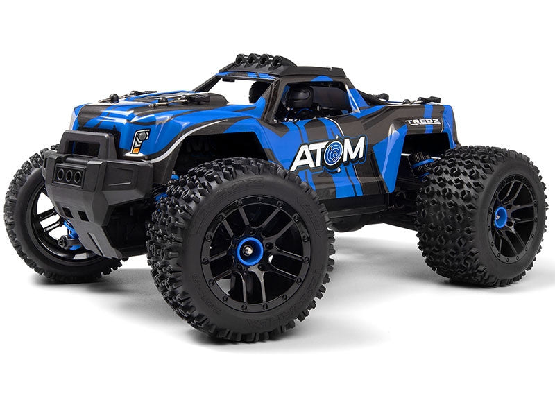 Monstertruck RC 1/18 Maverick Atom 150565 bleu