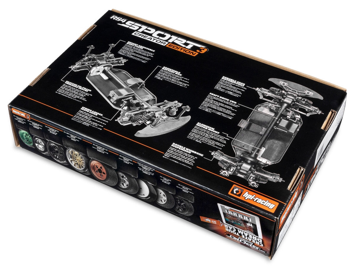 HPI RS4 Sport 3 Creator Edition KIT à monté 118000 - Breizh Modélisme.