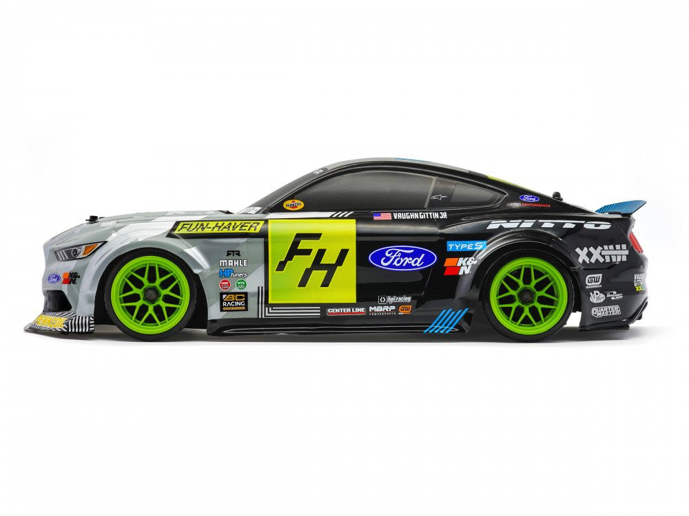 HPI Voiture RC Drift 1/10 Sport 3 Drift VGJR Fun Haver Mustang V2 - 120094 - Breizh Modélisme.