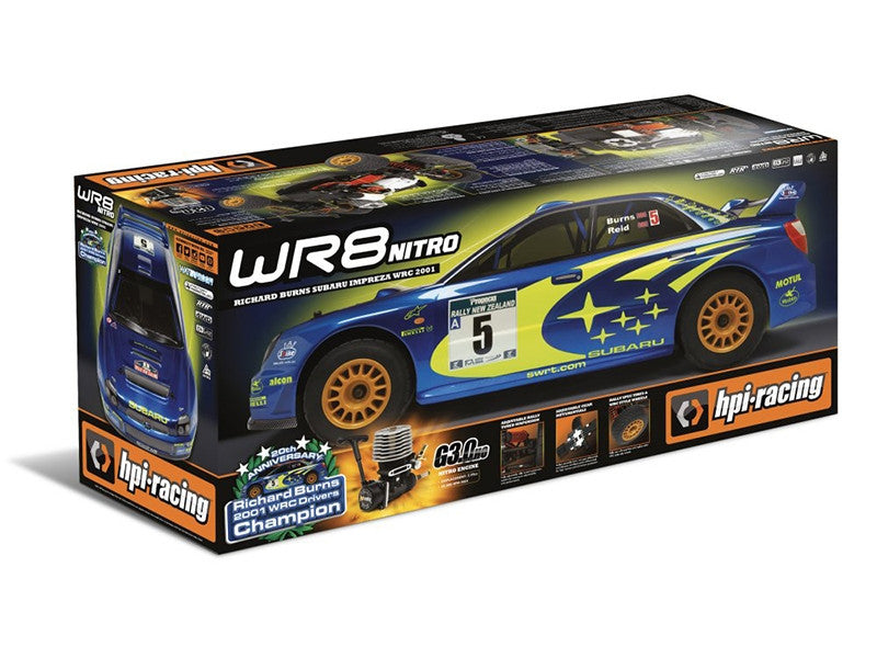 HPI WR.8 Nitro Subaru Impreza WRC 2001 RTR 1/8 - 160211 - Breizh Modélisme.