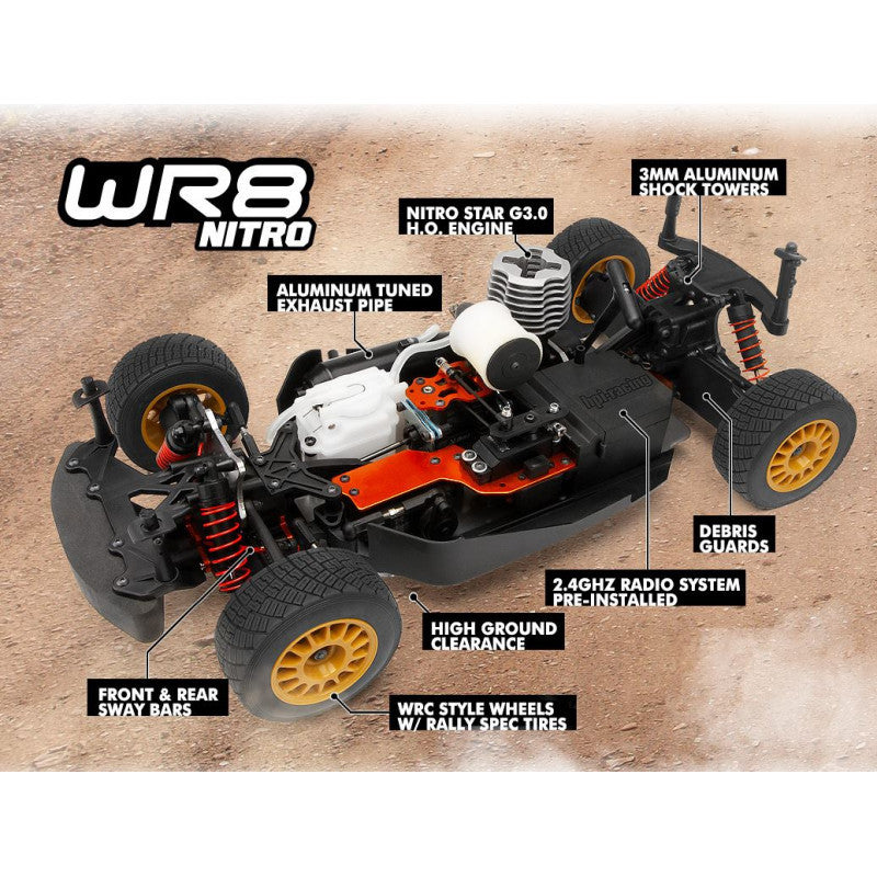 HPI WR.8 Nitro Subaru Impreza WRC 2001 RTR 1/8 - 160211 - Breizh Modélisme.