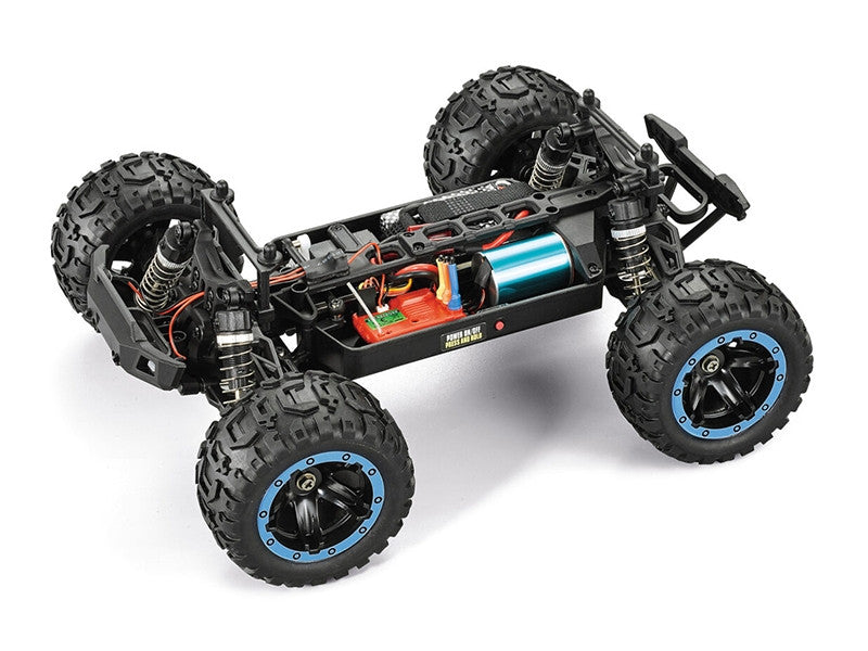 Monster Slyder MT Turbo Hyper rapide 2S Brushless 4WD RTR bleu 540201 - Breizh Modélisme.