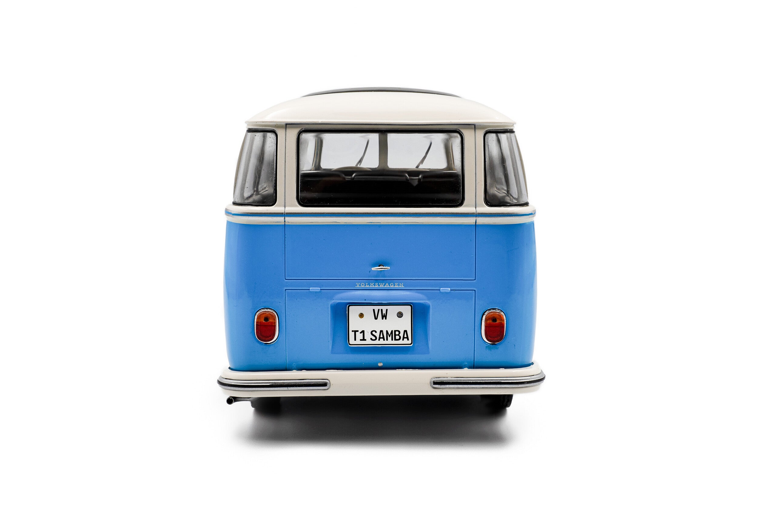 Solido S1813401 miniature collection 1/18 Volkswagen T1 Samba bleu/blanc 1962 - Breizh Modélisme.