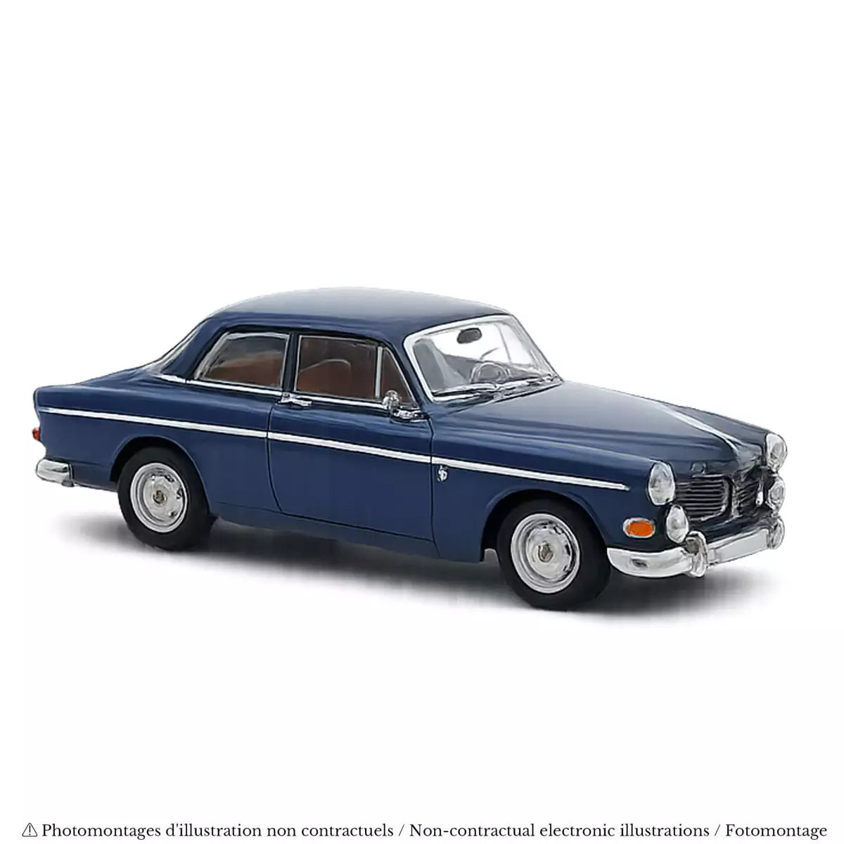 Voiture miniature collection 1/18 Volvo Amazon 1966 Bleu Minuit Norev 188740