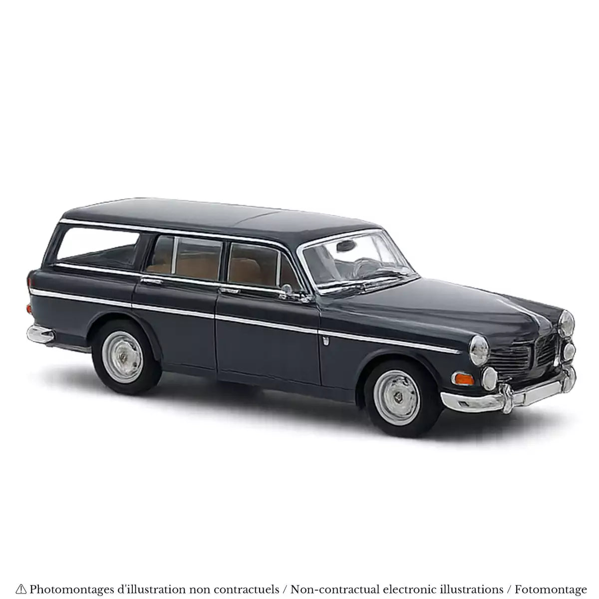 Voiture miniature collection 1/18 Volvo Amazon Break 1966 Gris Graphite Norev 188751