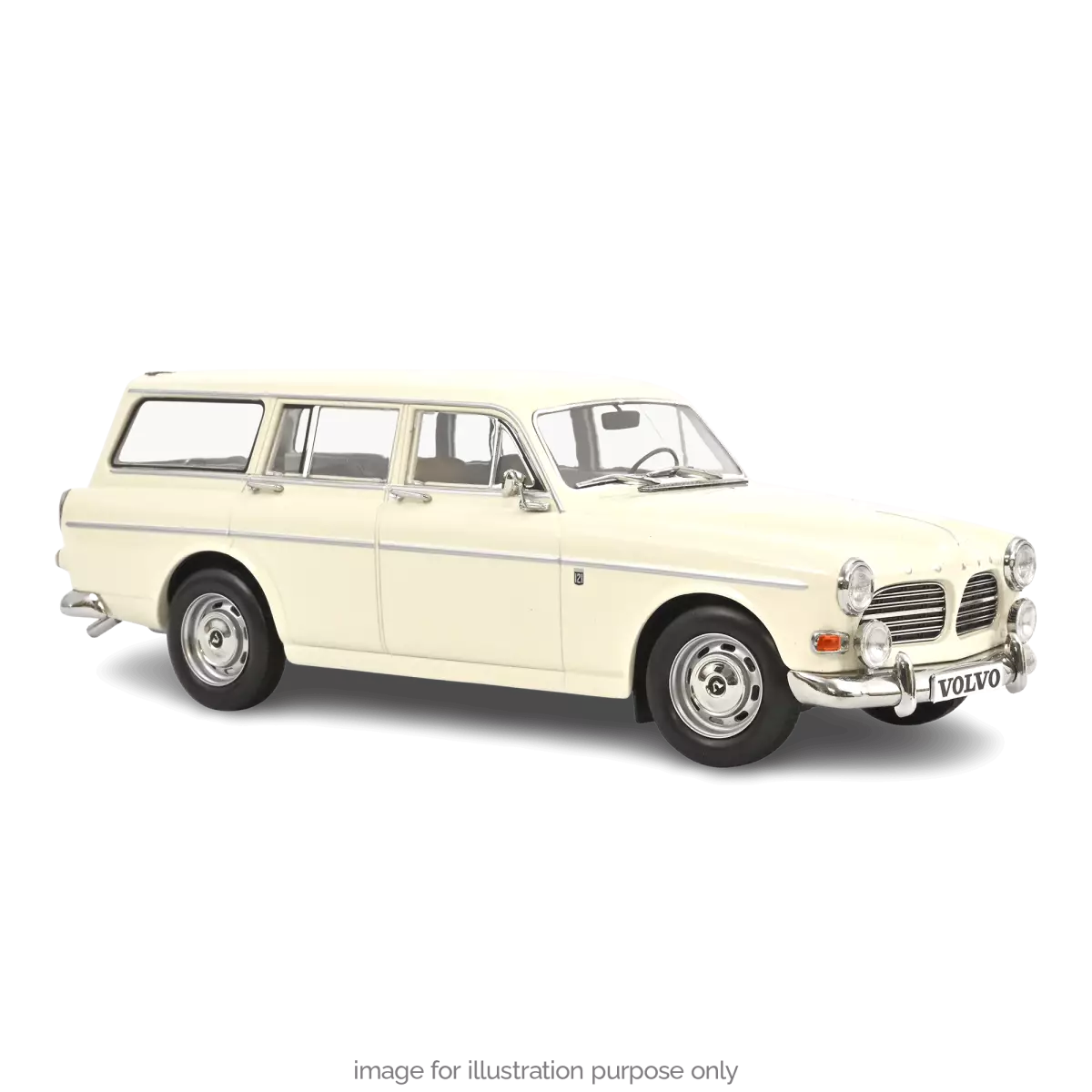 Voiture miniature collection 1/18 Volvo Amazon Break 1968 Blanc perle Norev 188750