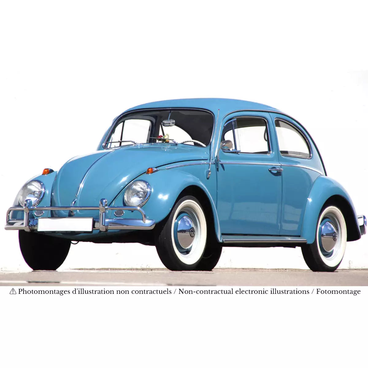 Voiture miniature collection 1/12 VW 1200 Export 1963 Bleu Bahama Norev 128420