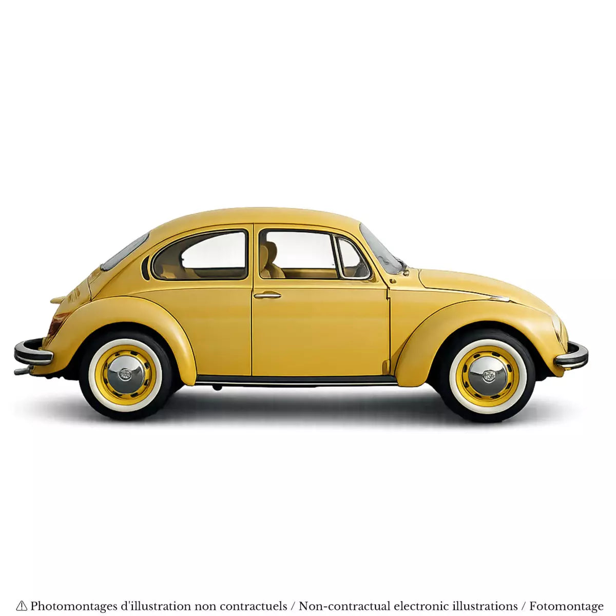 Voiture miniature collection 1/18 VW 1303 1973 Jaune pastel Norev 188675