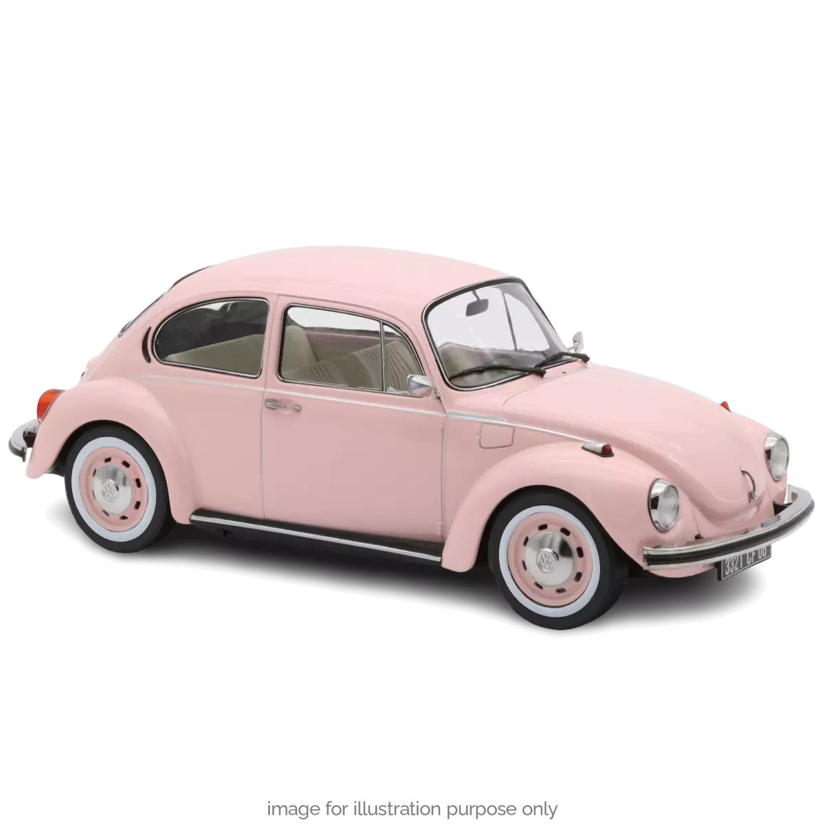Voiture miniature collection 1/18 VW 1303 1973 Rose pastel Norev 188677